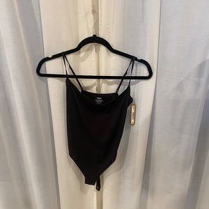 Skims Fits Everybody Cami Bodysuit Black